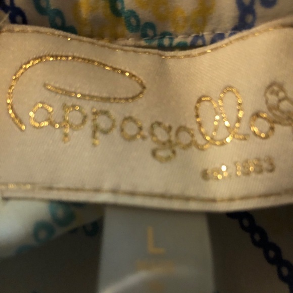 PAPPAGALLO Womens Eliza Tunic Top Size Large Lightweight Polyester New - Picture 6 of 7